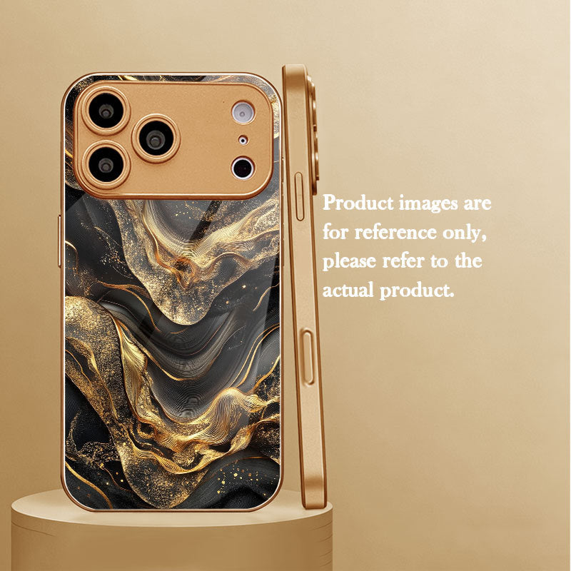 Golden Swirl Art Pattern Case for iPhone