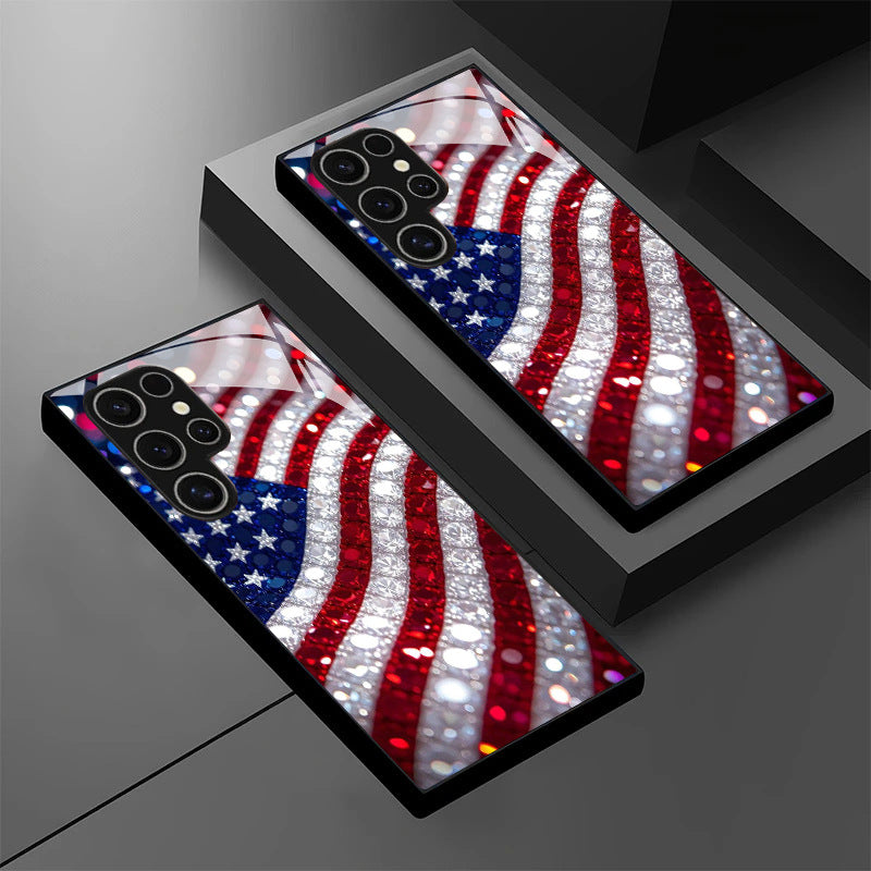 Bling Star-Spangled Banner Hard Case for Samsung