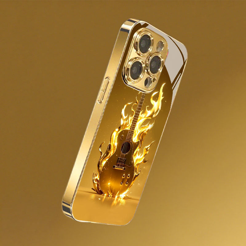 Flame Guitar Hard Case for iPhone