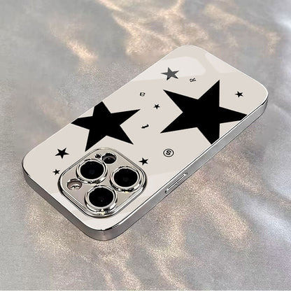 Star Pattern Hard Case for iPhone