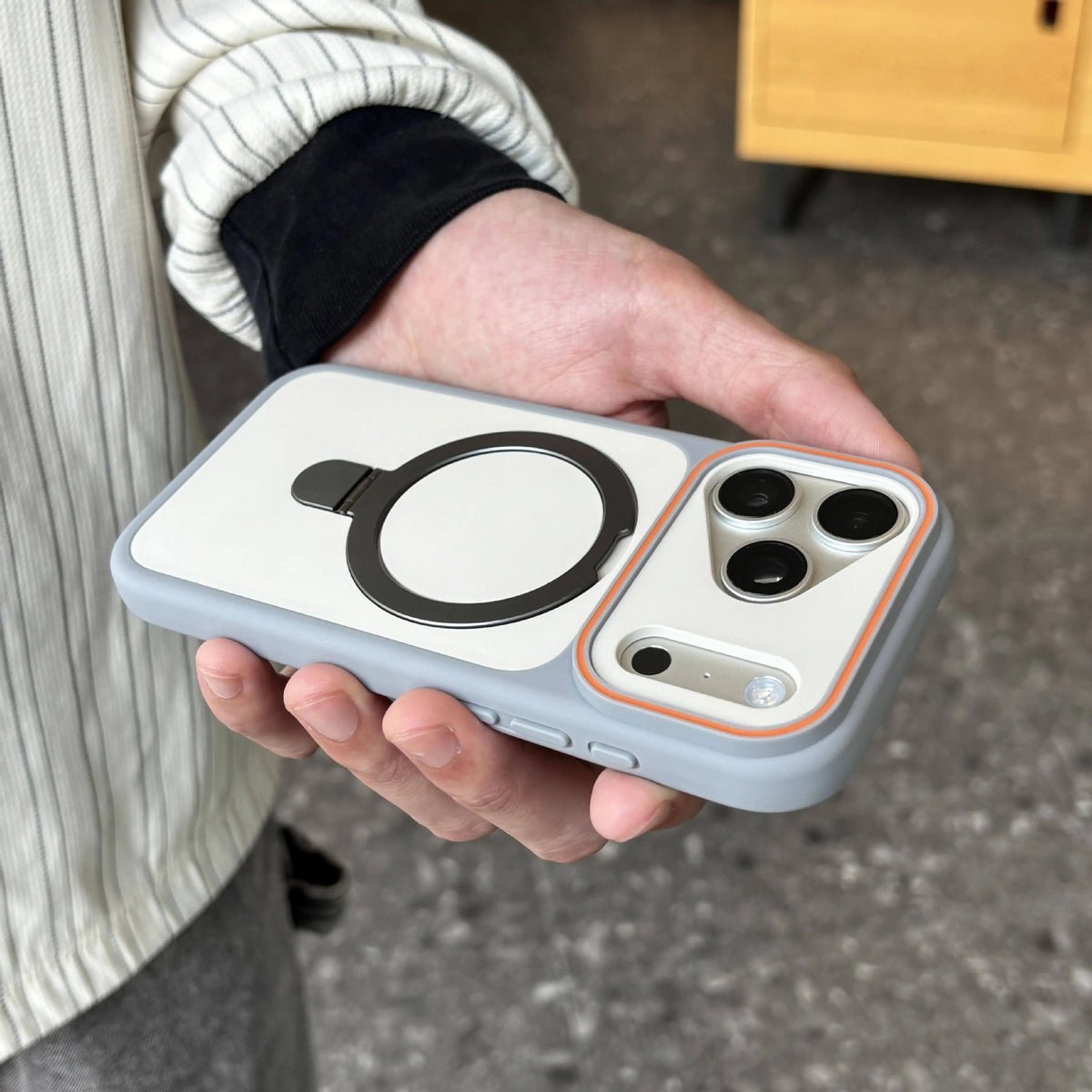 Large Window Kickstand Case for iPhone
