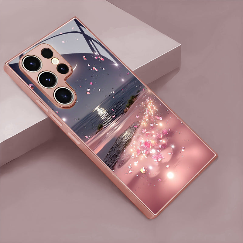 Pink Night Bay Hard Case for Samsung