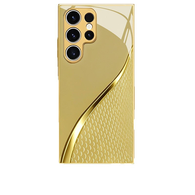Golden Scale Pattern Hard Case for Samsung