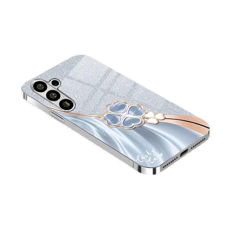 Four-leaf Clover Pattern Hard Case for Samsung
