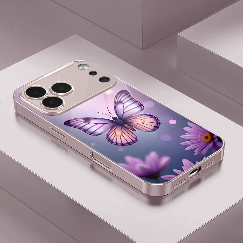 Starlight Butterfly Pattern Hard Case for iPhone