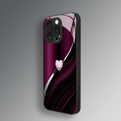 Sparkling Heart Hard Case for iPhone