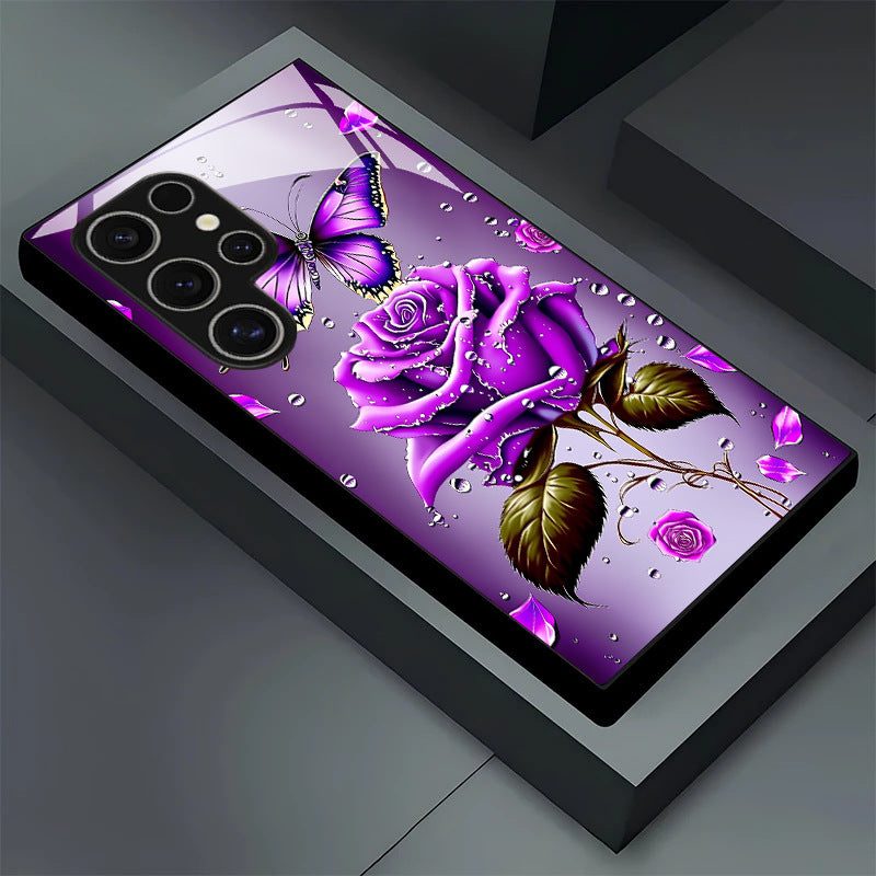 Rose Butterfly Hard Case for Samsung