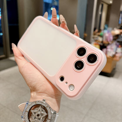 Large Window Matt Translucent Case for iPhone