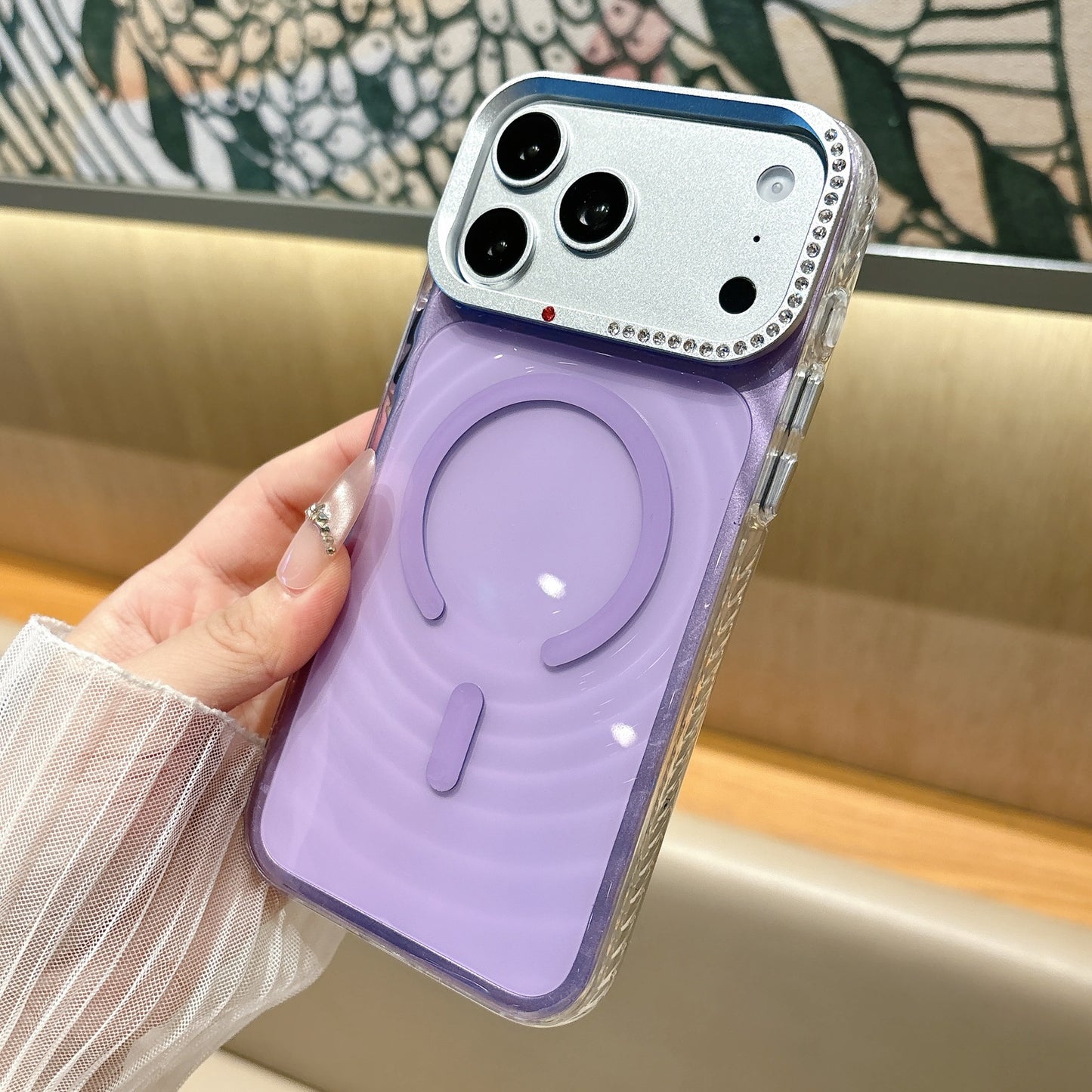Transparent Acrylic Wave Case for iPhone