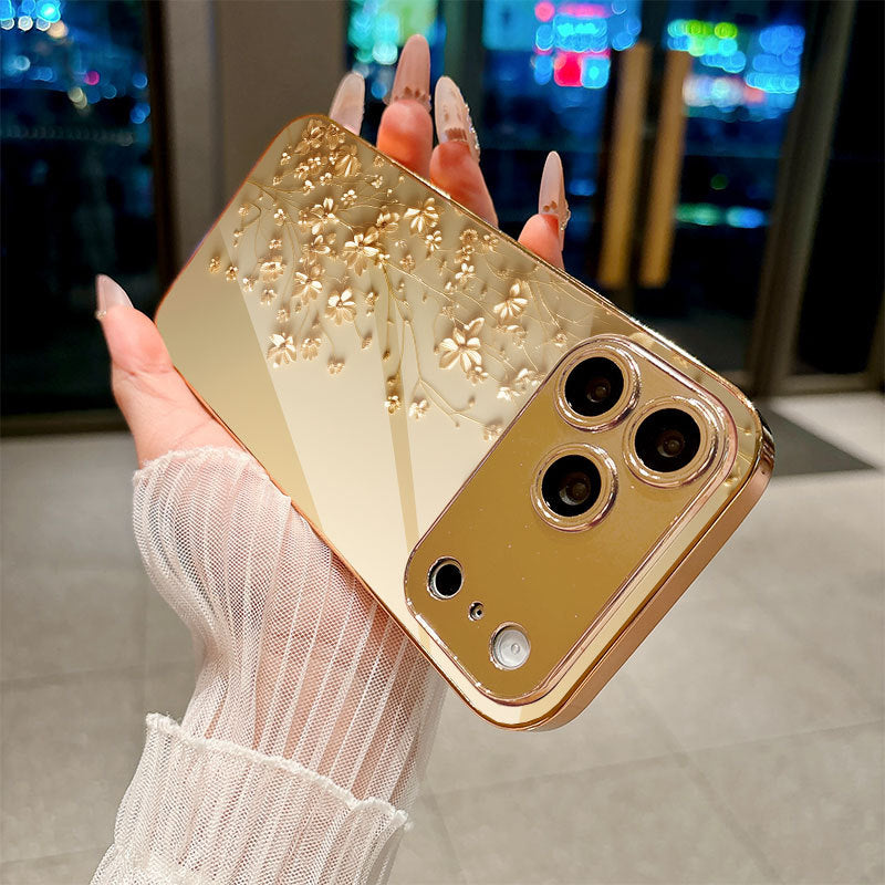 Floral Pattern Hard Case for iPhone
