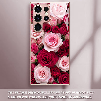 Vintage Romantic Rose Garden Hard Case for Samsung