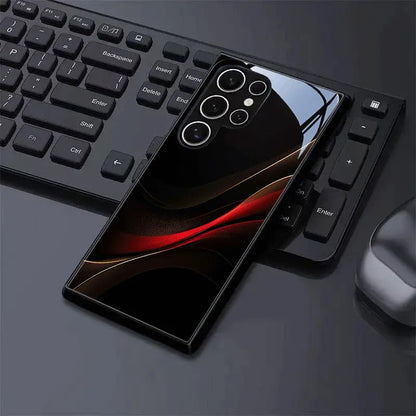 Black and Red Hard Case for Samsung