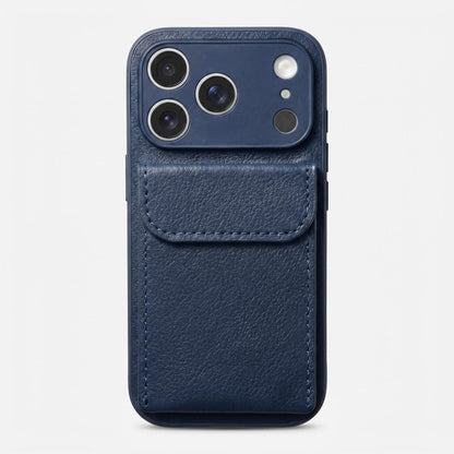Litchi Grain Leather Wallet Case for iPhone