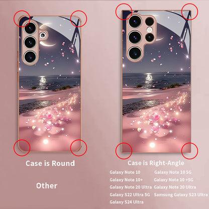 Pink Night Bay Hard Case for Samsung