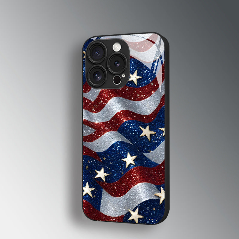 Star Pattern Hard Case for iPhone