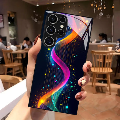 Cyber Neon Pattern Hard Case for Samsung
