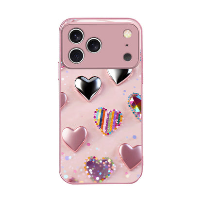Love Heart Pattern Hard Case for iPhone