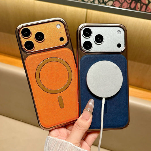 Leather Texture Matte Case for iPhone