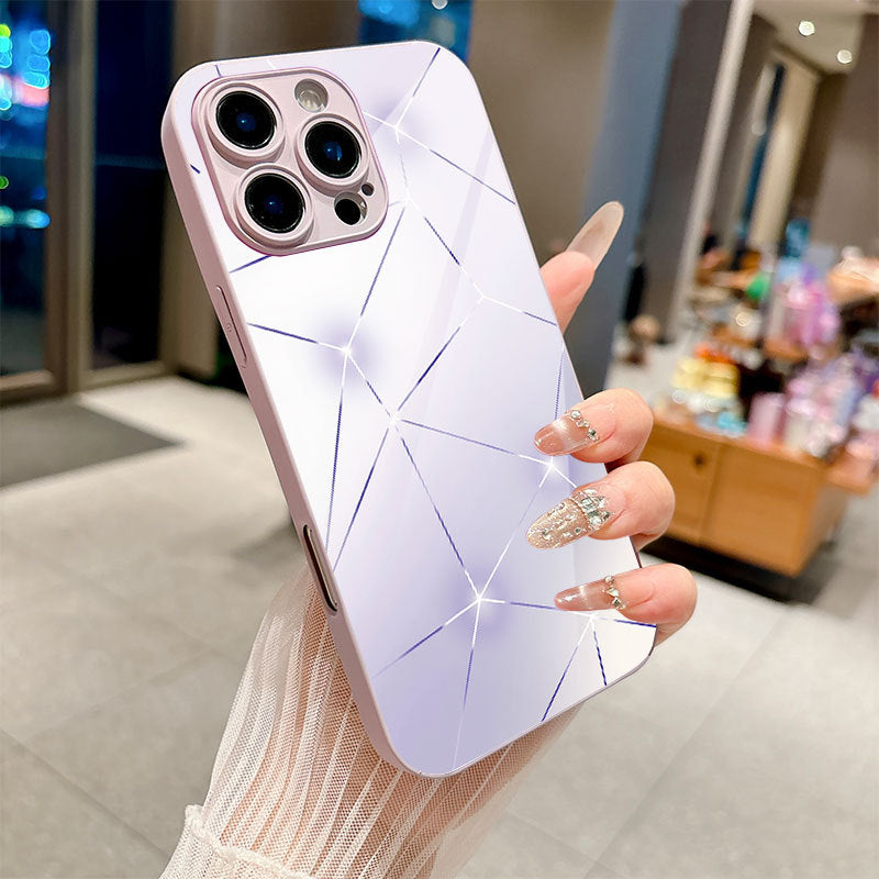 Rhombus Geometry Pattern Hard Case for iPhone