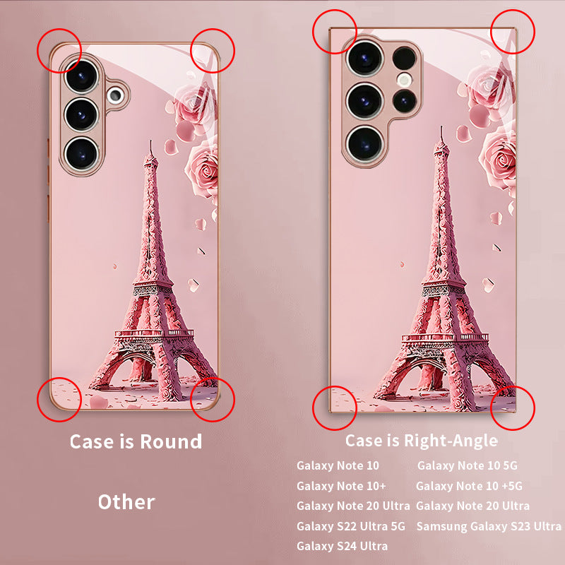 Rose Tower Pattern Hard Case for Samsung