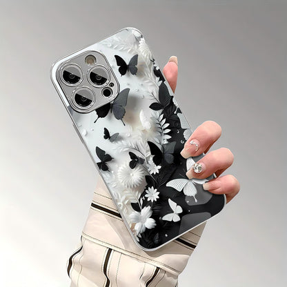 Butterfly Pattern Hard Case for iPhone