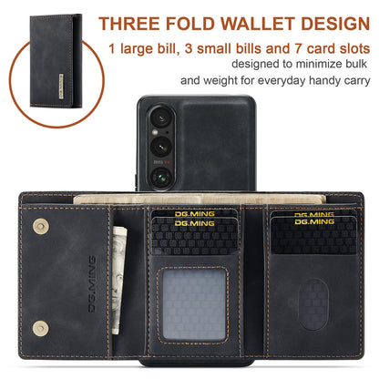 2 in 1 Detachable Leather Wallet Case for Sony Xperia
