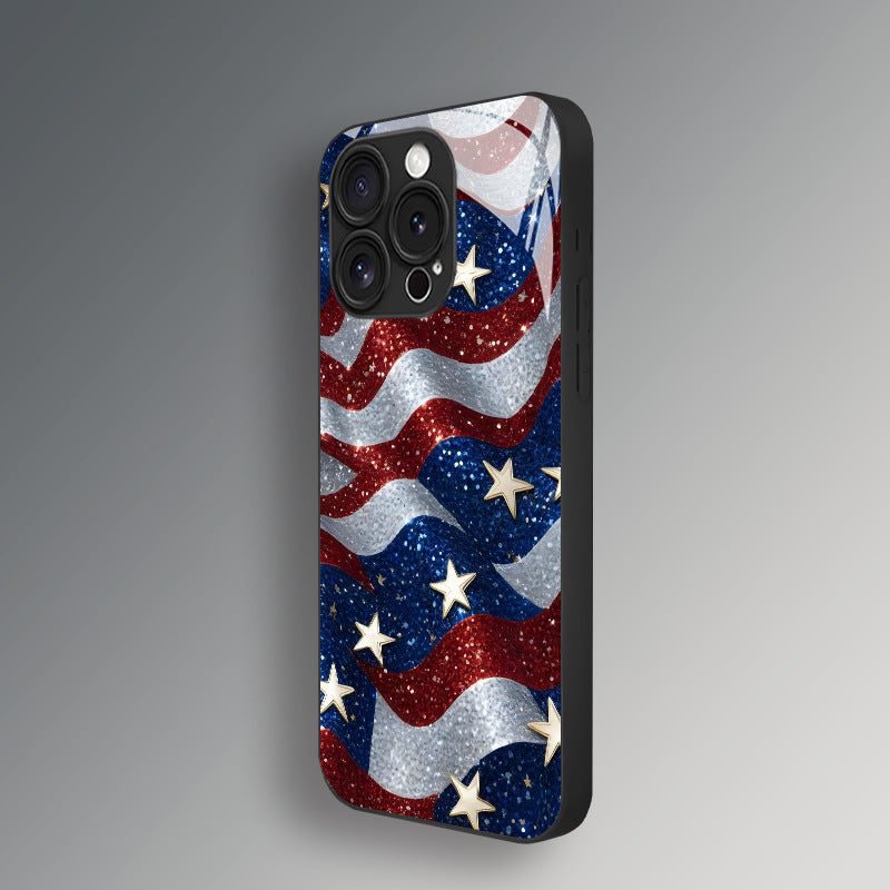 Star Pattern Hard Case for iPhone