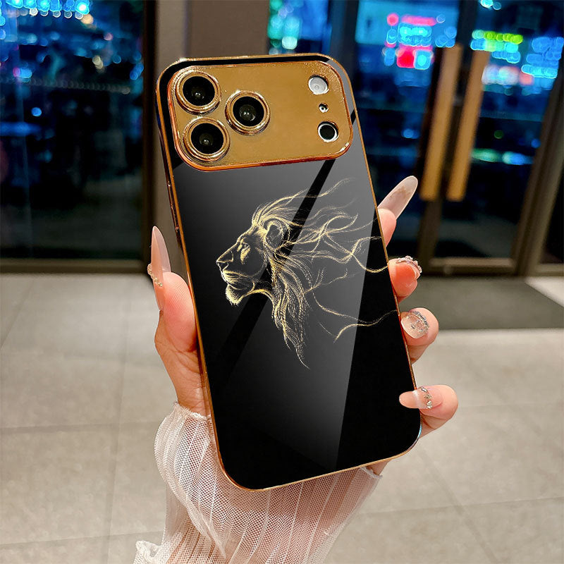 Lion Pattern Hard Case for iPhone