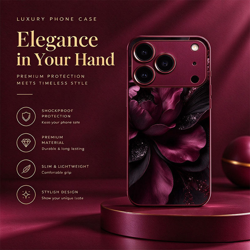 Elegance Floral Pattern Case for iPhone