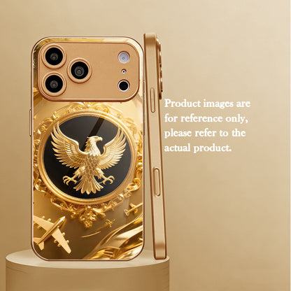 Golden Eagle Pattern Hard Case for iPhone