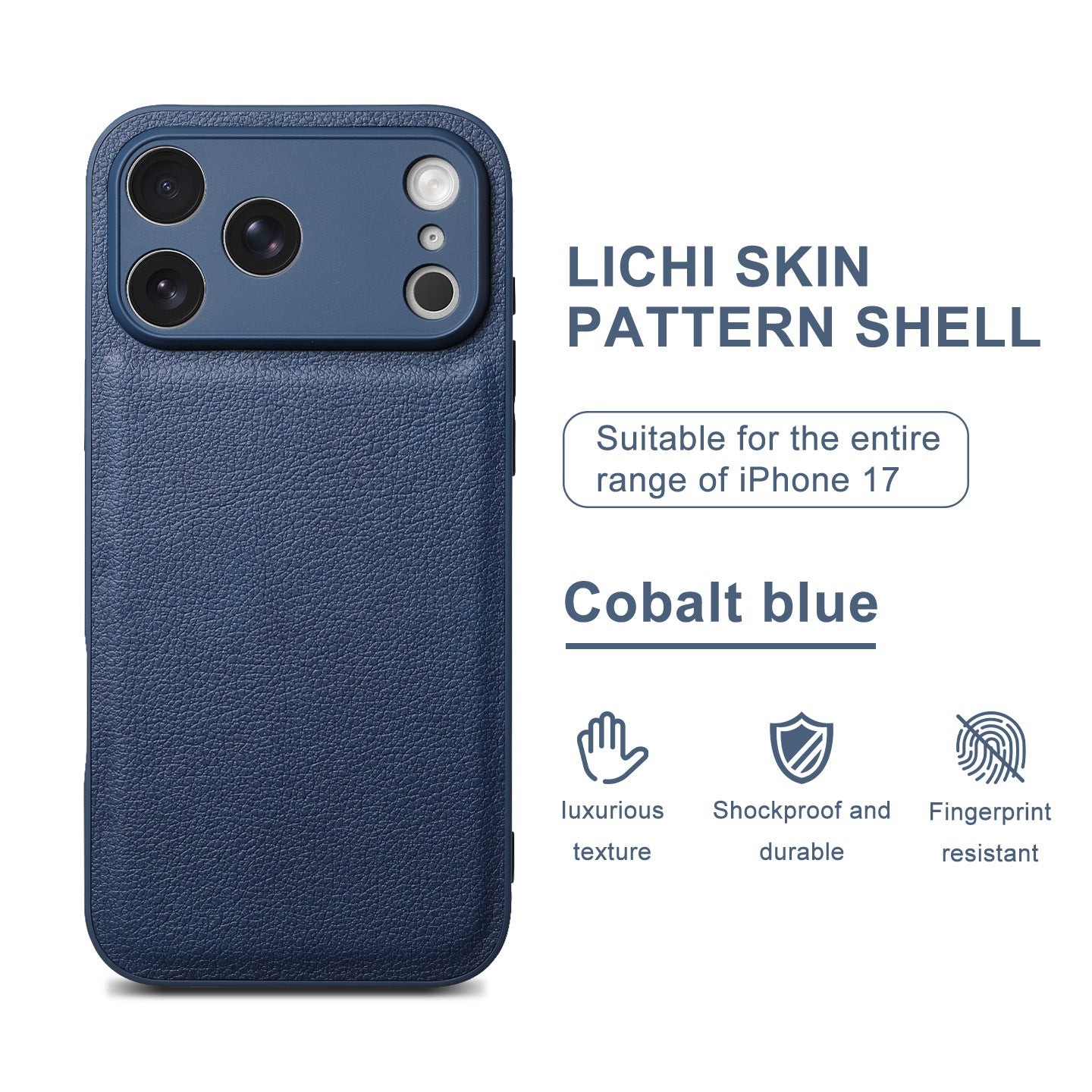 Litchi Grain Leather Case for iPhone