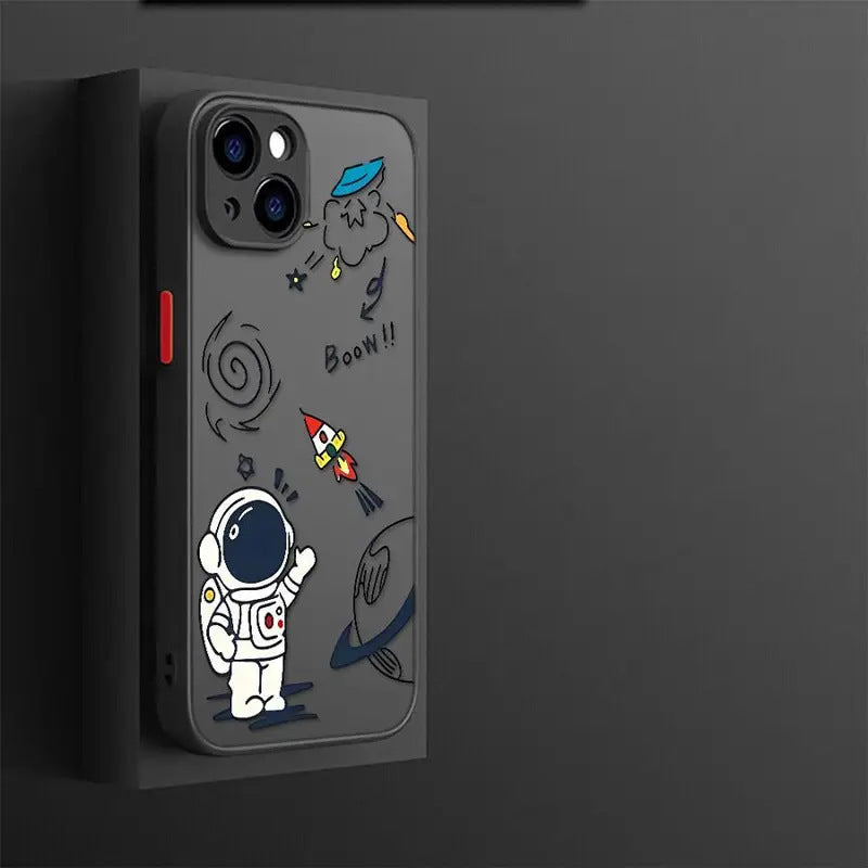 Astronaut Translucent Matte Case for iPhone