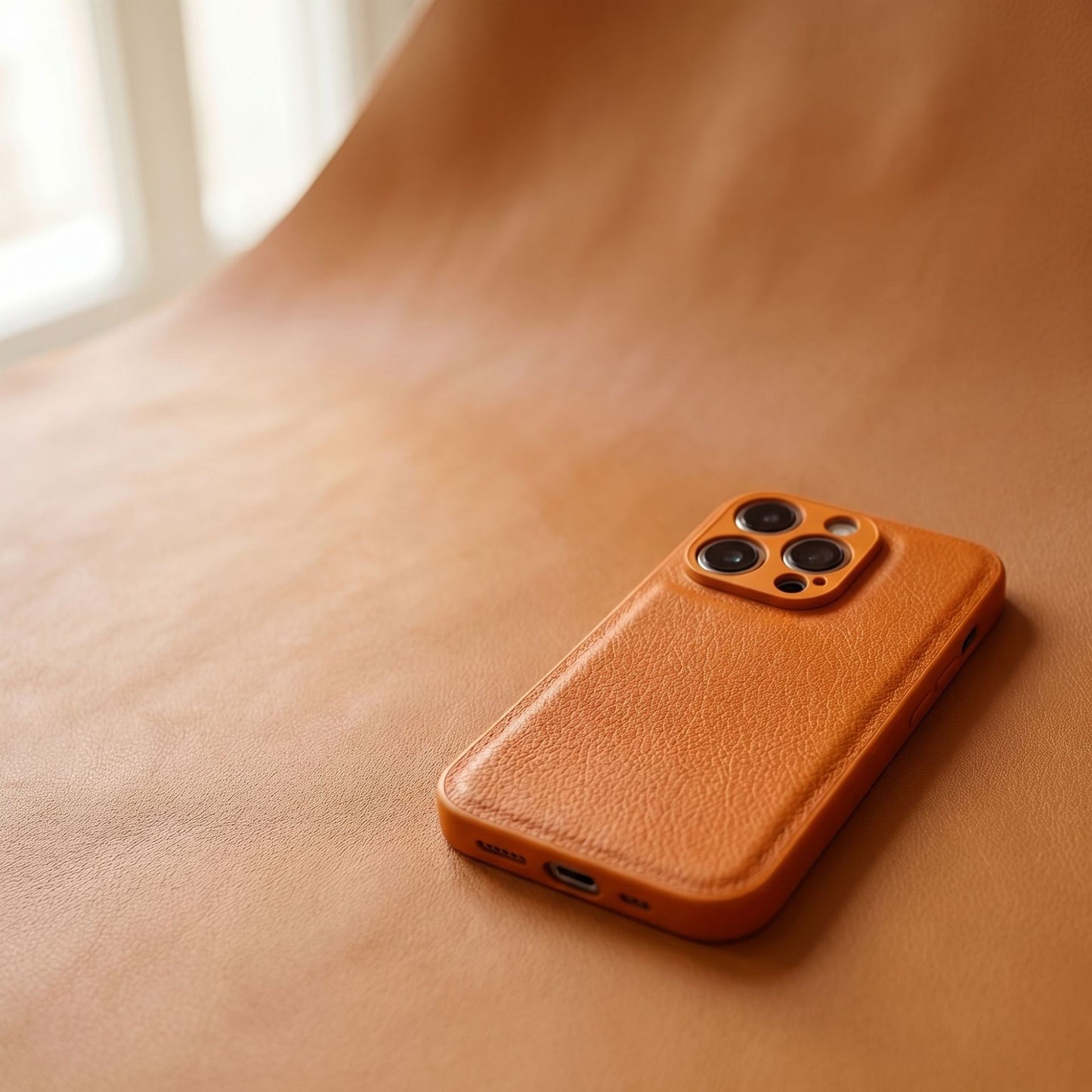 Litchi Grain Leather Case for iPhone