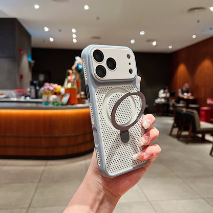 Cooling Mesh Stand Case for iPhone