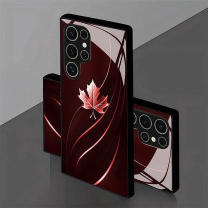 Maple Leaf Pattern Case for Samsung