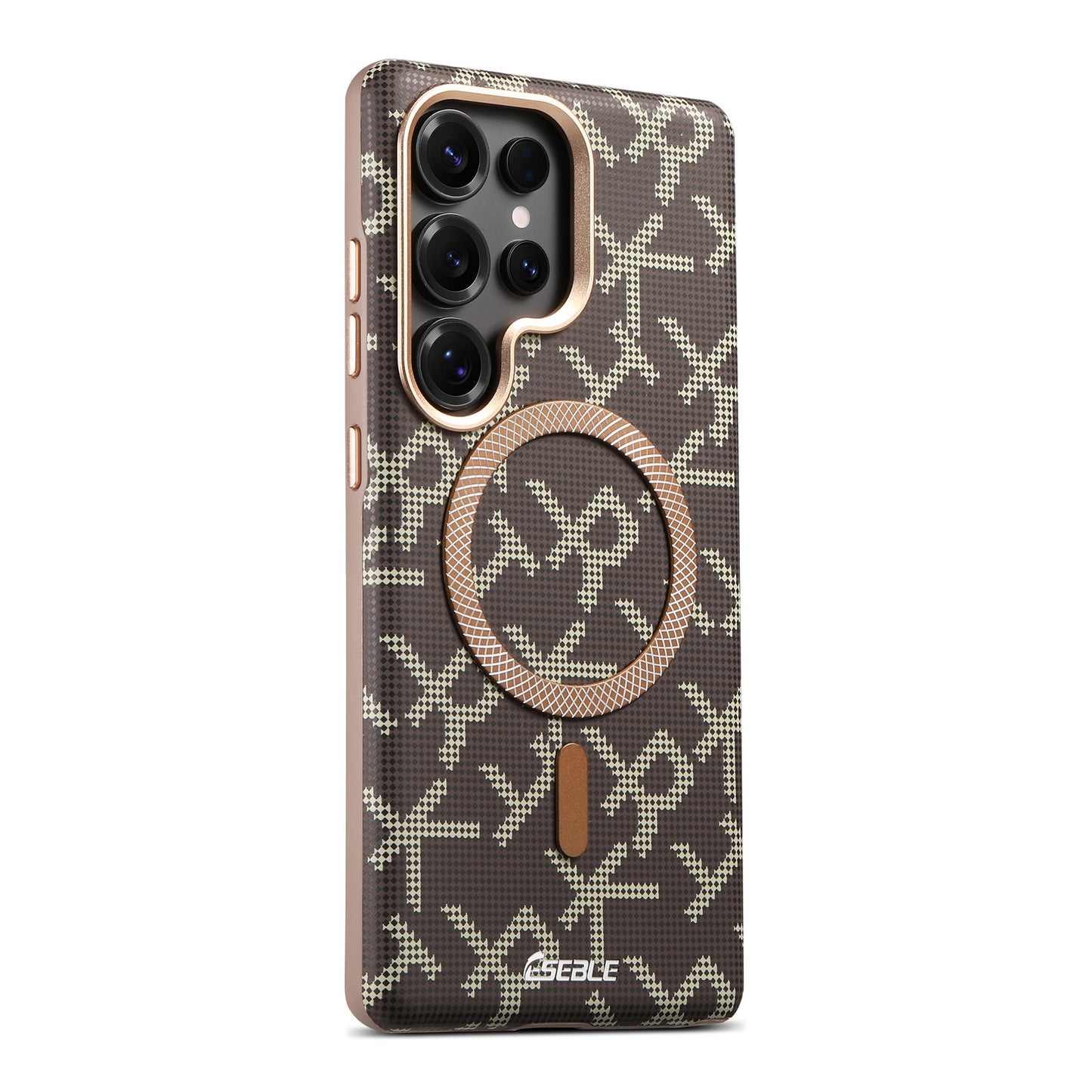 Letter Pattern Matte Case for Samsung