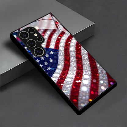 Bling Star-Spangled Banner Hard Case for Samsung
