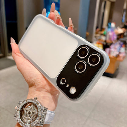 Large Window Matt Translucent Case for iPhone