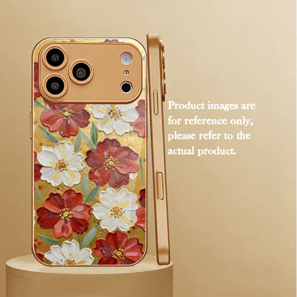 Flowers Pattern Hard Case for iPhone