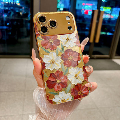 Flowers Pattern Hard Case for iPhone