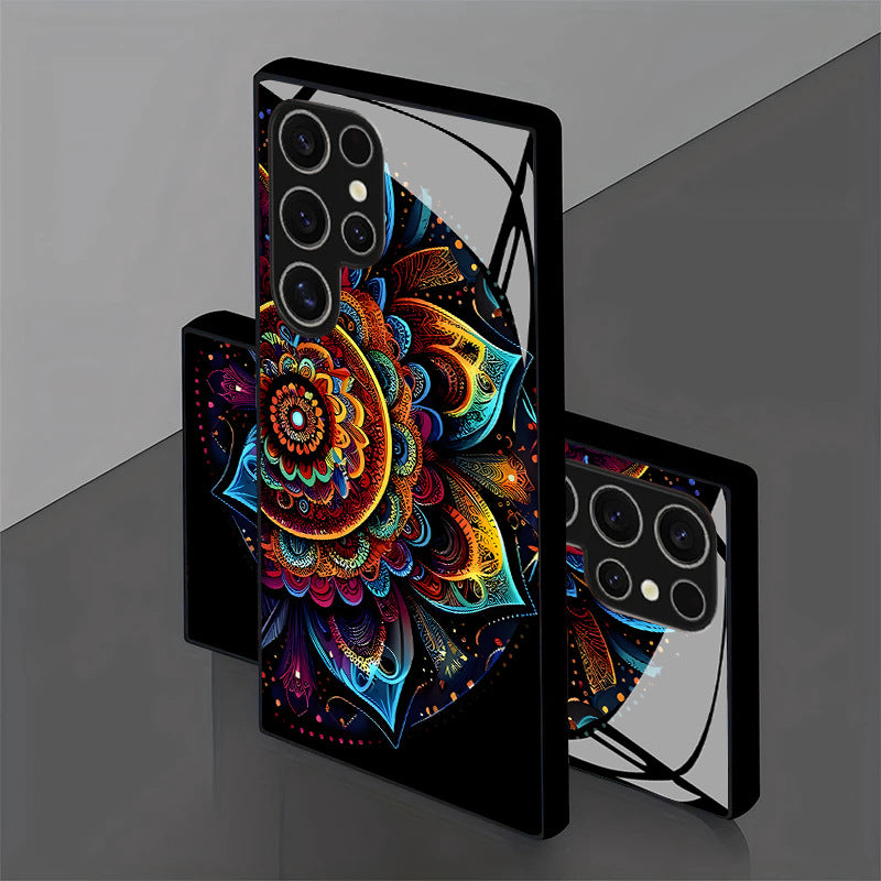 Datura Flower Pattern Hard Case for Samsung