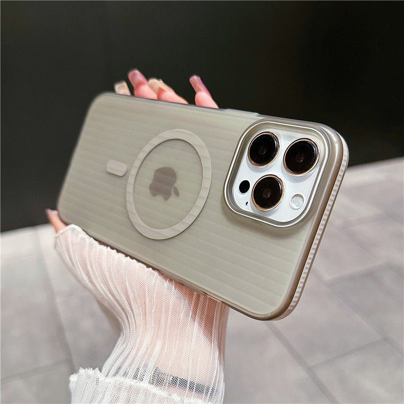 Non-Slip Matte Corrugated Hard Case For iPhone