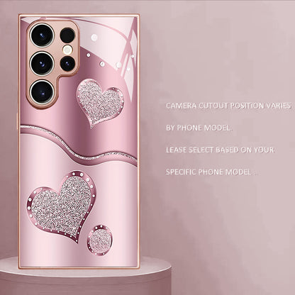 Curve Double Heart Hard Case for Samsung