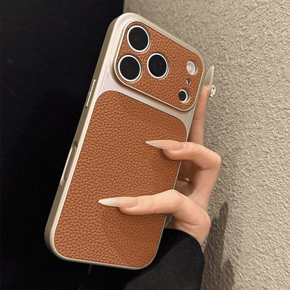 Classic Litchi Textured Case for iPhone