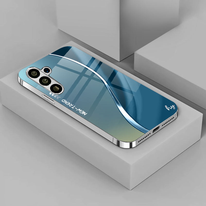 Simple Business Glass Case For Galaxy