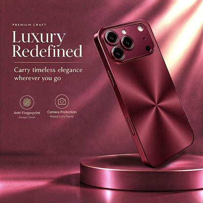 Solid Wine Red Hard Case for iPhone