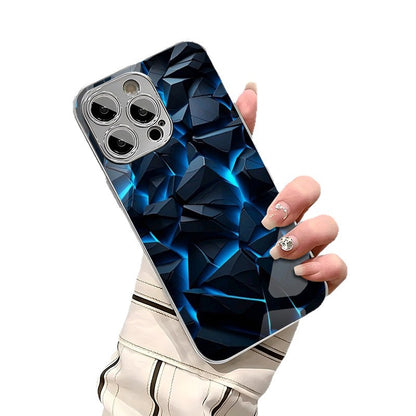 Blue Light Flow Hard Case for iPhone