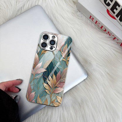 Golden Branch Design Hard Case for iPhone
