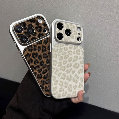 Leopard Print Leather Case for iPhone