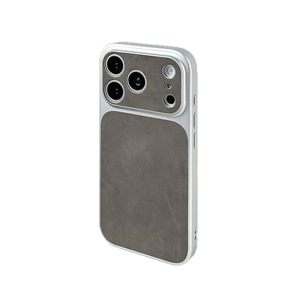 Lens Protection Suede Case for iPhone